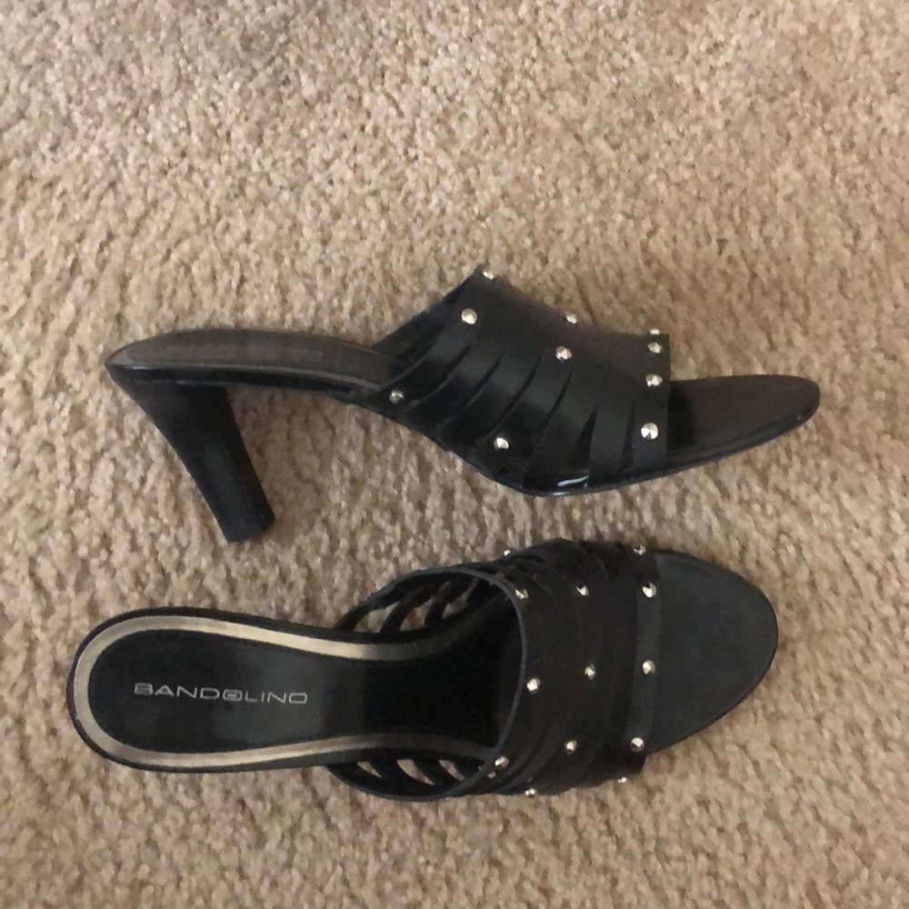 Super cute black dressy sandals